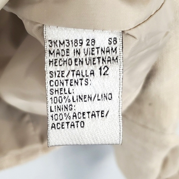 Vintage Harve Bernard Linen Double Breasted Jacket - Picture 5 of 9